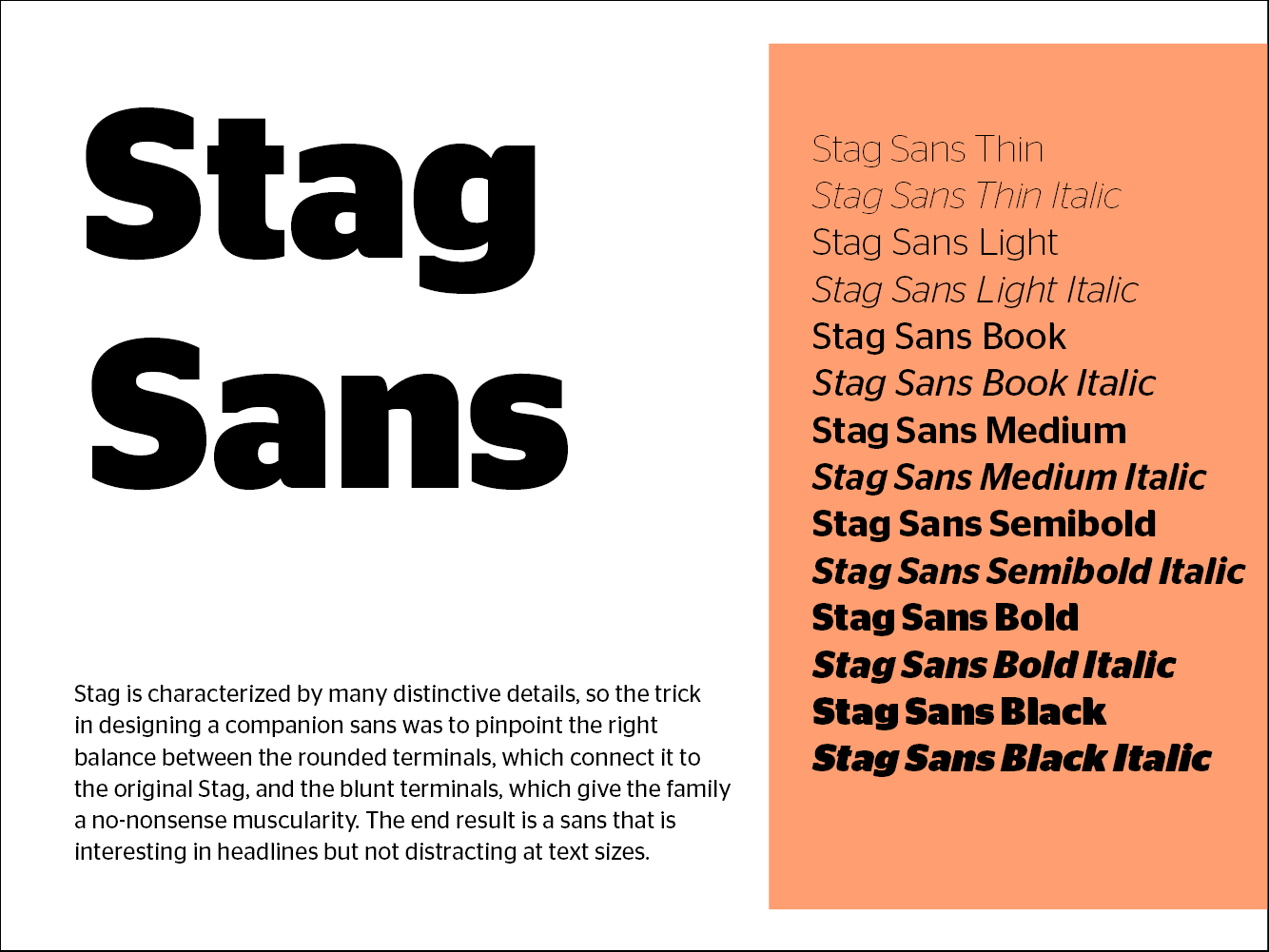 stag slab serif font examples